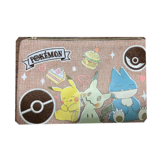 Pink Pokémon Graphic Cosmetic Bag